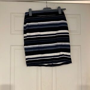 Banana Republic Striped Pencil Skirt